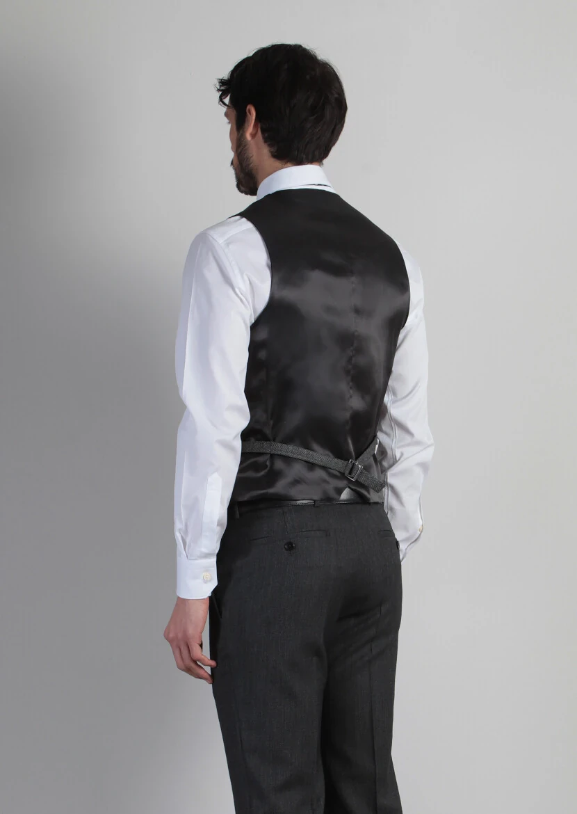 Hard Coal Suit With Waistcoat - 7