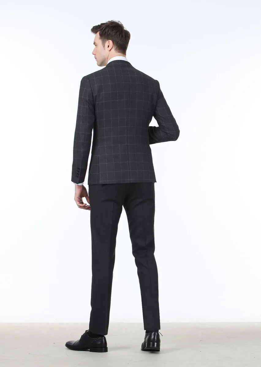 Hard Coal Suit With Waistcoat - 4