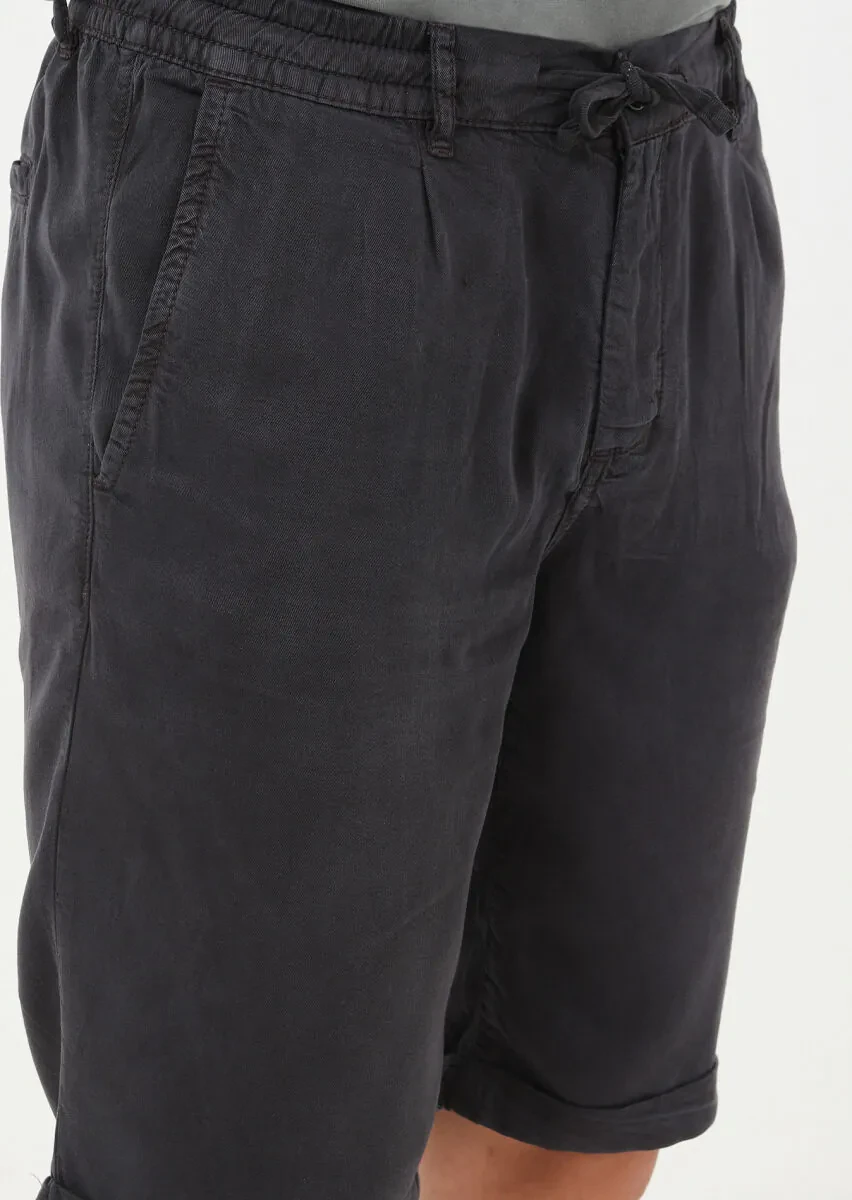 Hard Coal Weaving Jogging Fit Casual Bermuda - 2