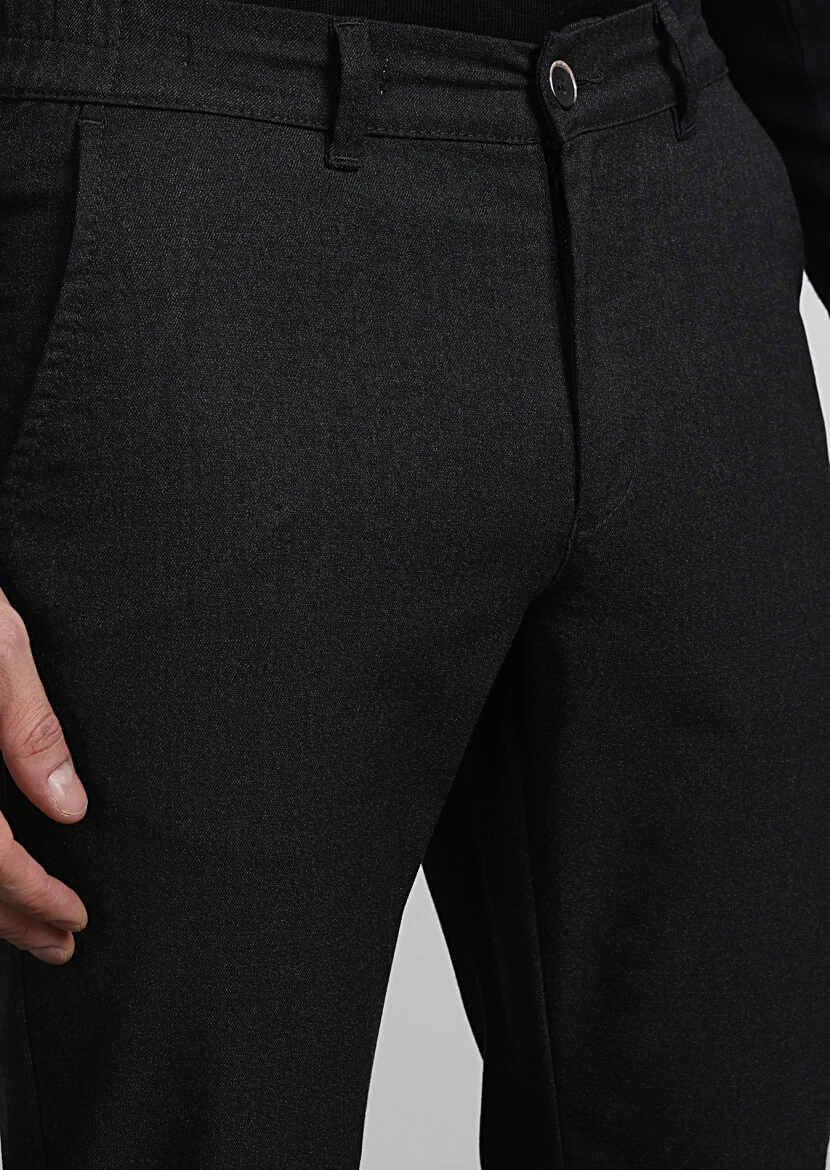 Hard Coal Weaving Jogging Fit Casual Trousers - 2