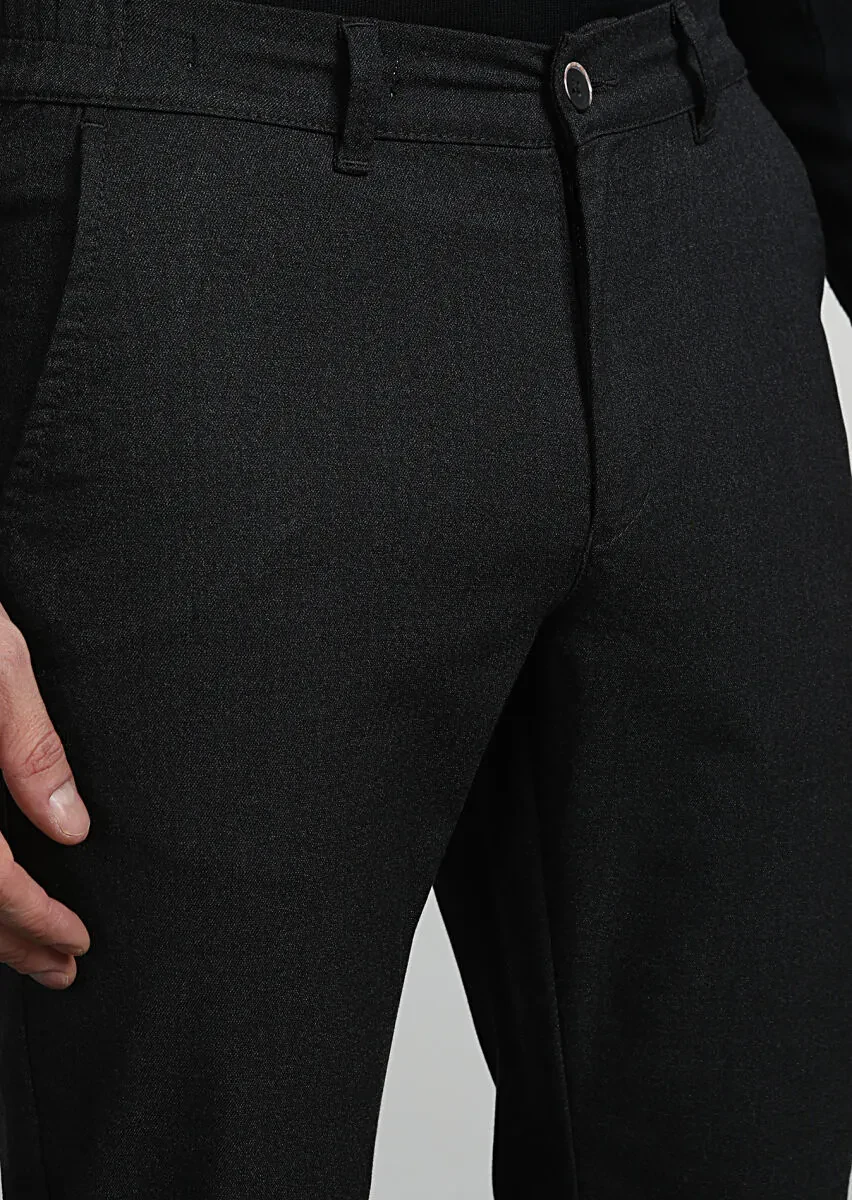 Hard Coal Weaving Jogging Fit Casual Trousers - 2