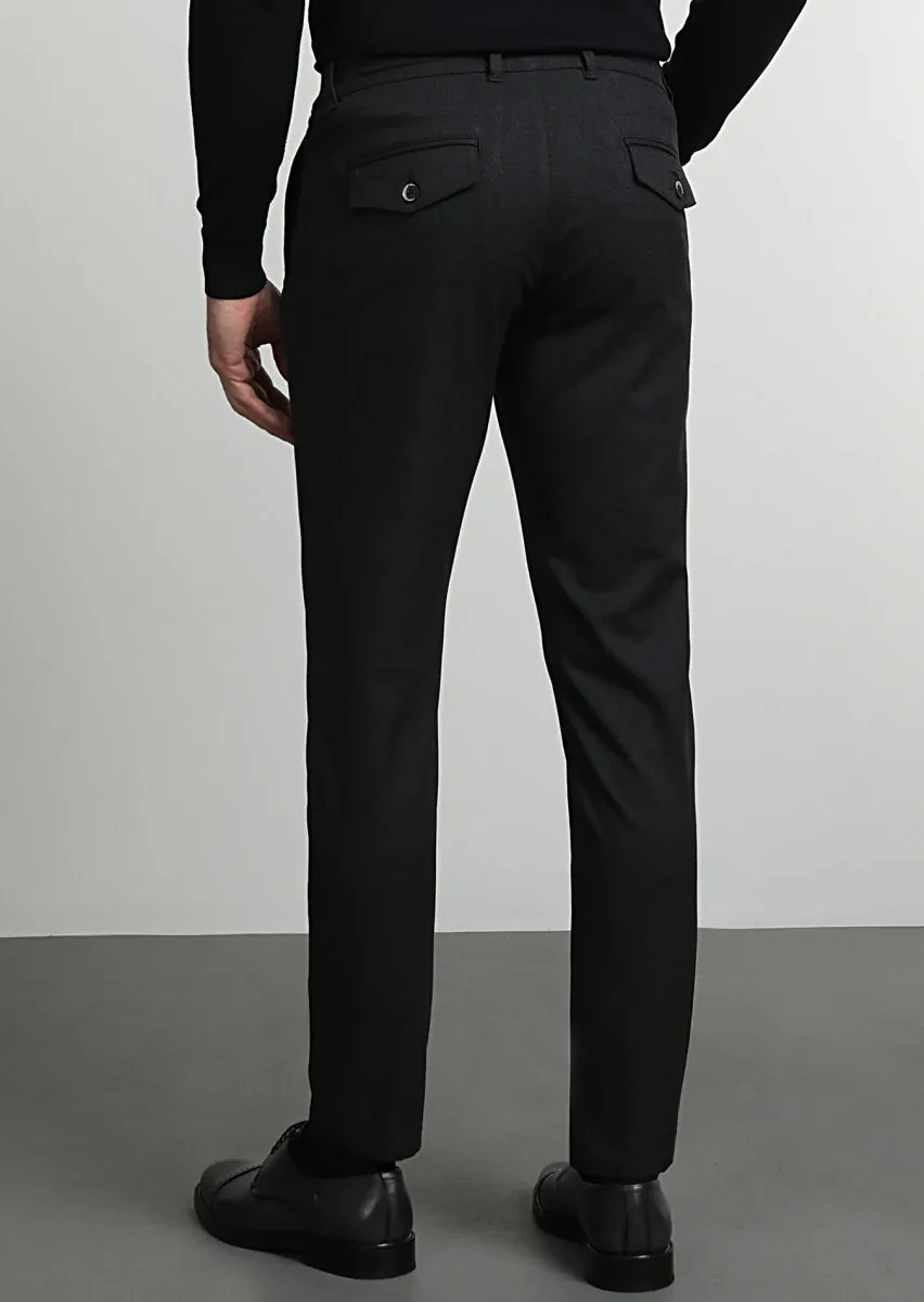 Hard Coal Weaving Jogging Fit Casual Trousers - 4