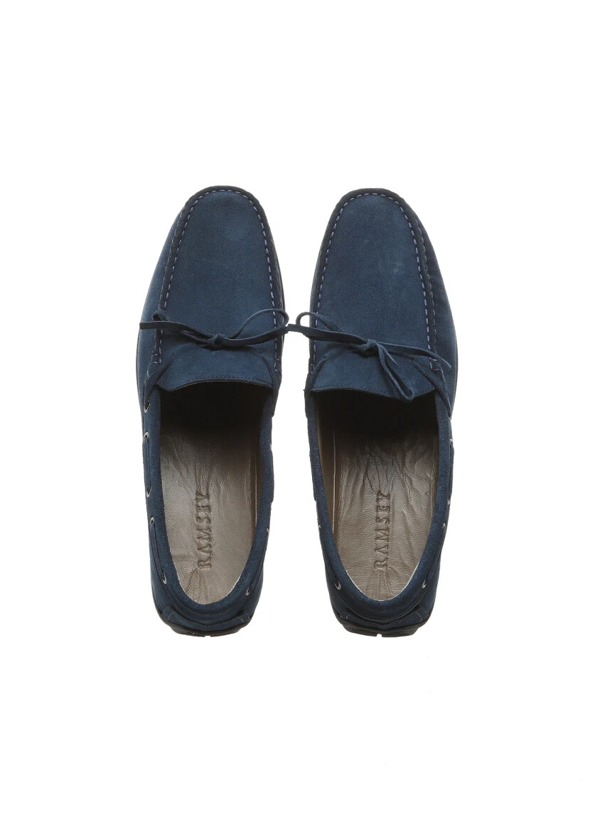 İndigo Deri Casual Loafer - 5