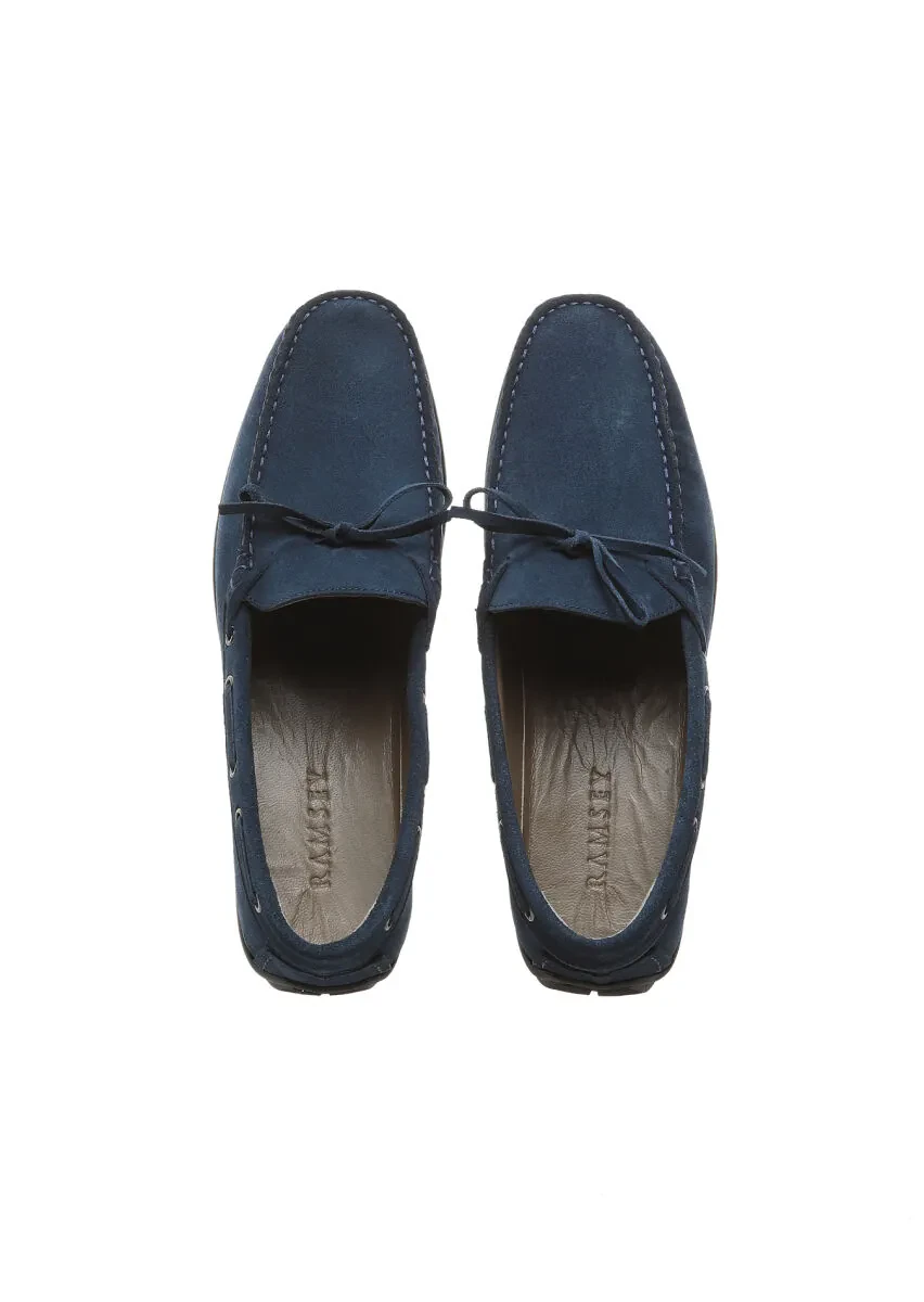 İndigo Deri Casual Loafer - 5