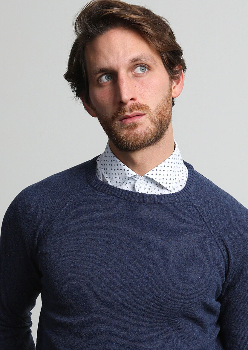 Indigo Knitwear Sweatshirt 