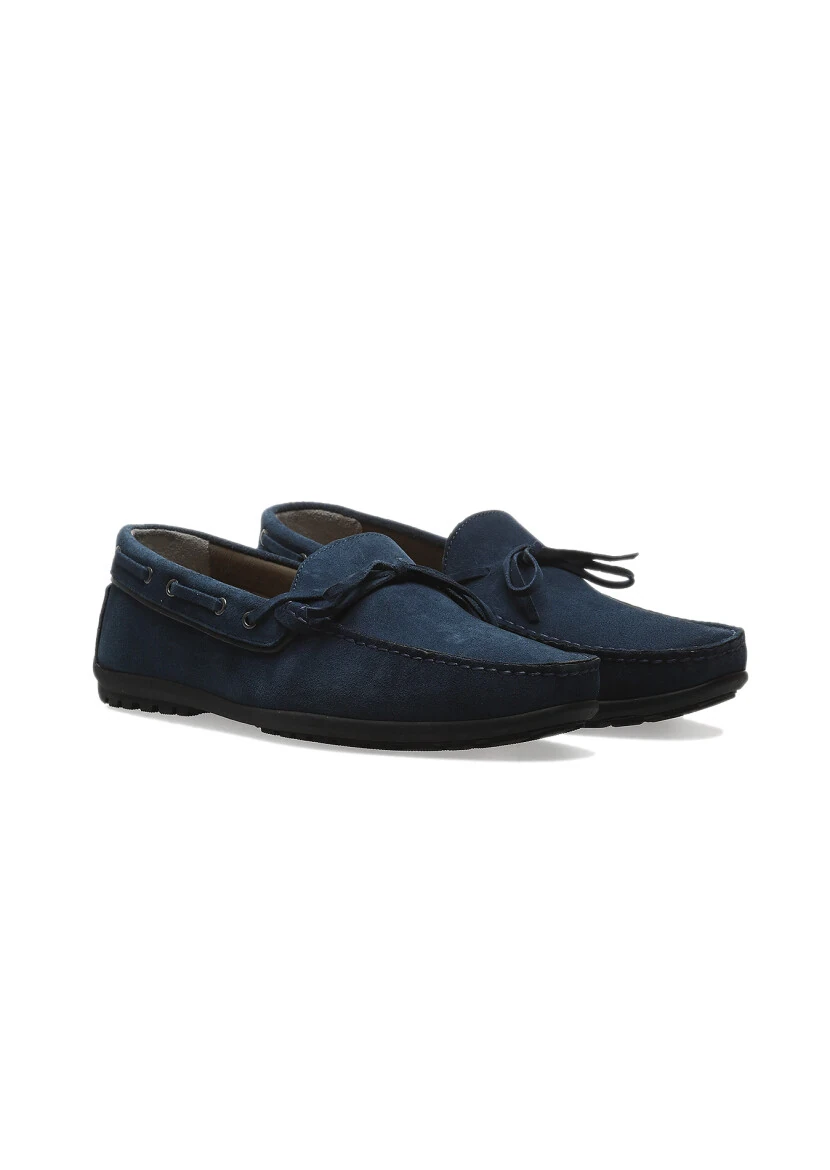 Indigo Leather Casual Loafer 