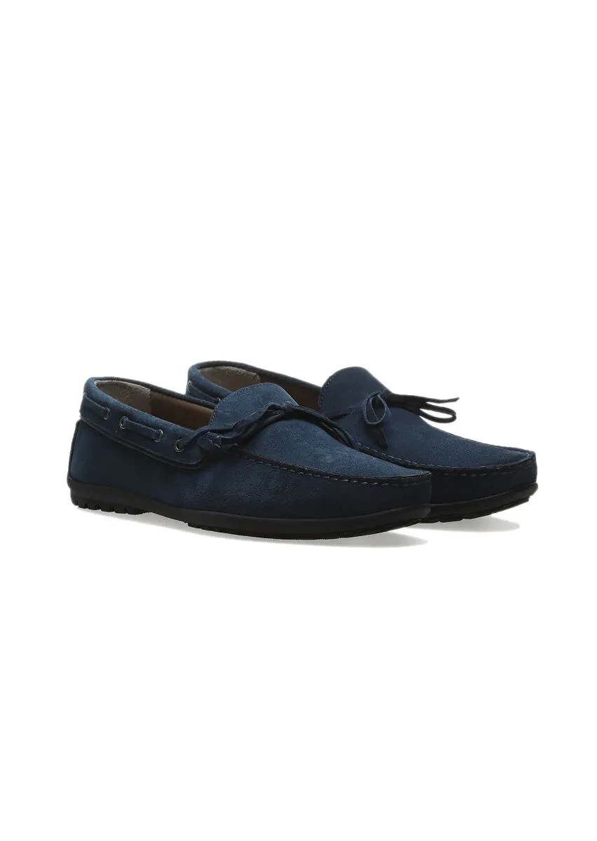 Indigo Leather Casual Loafer - 2