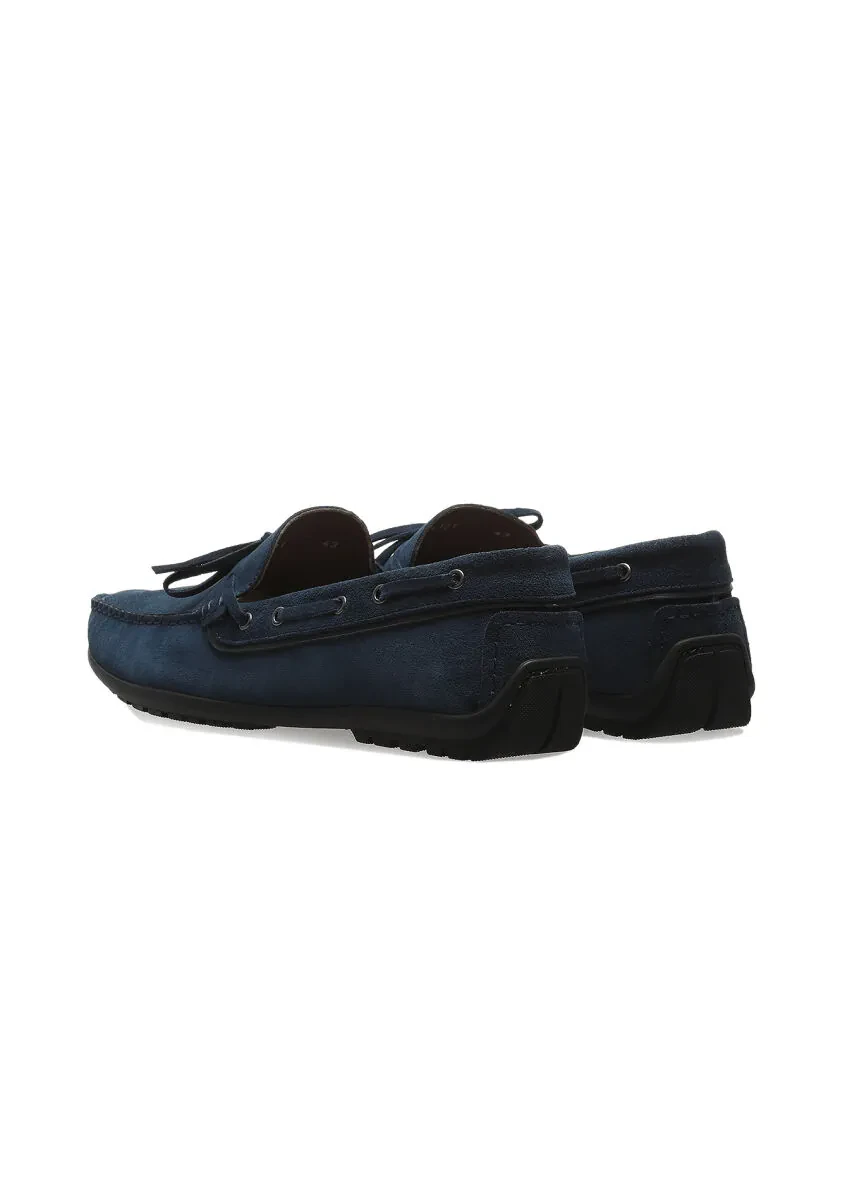 Indigo Leather Casual Loafer - 4