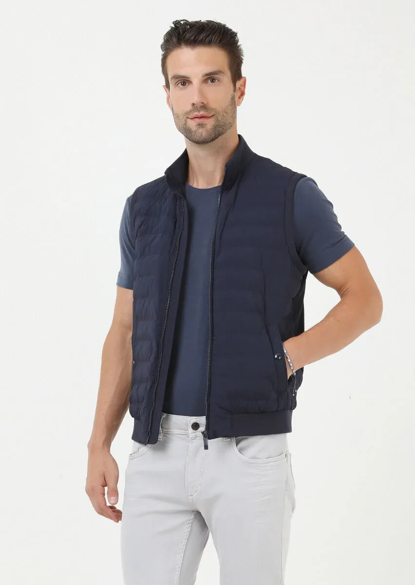 Indigo Plain Crew Neck 100% Cotton T-Shirt - 2