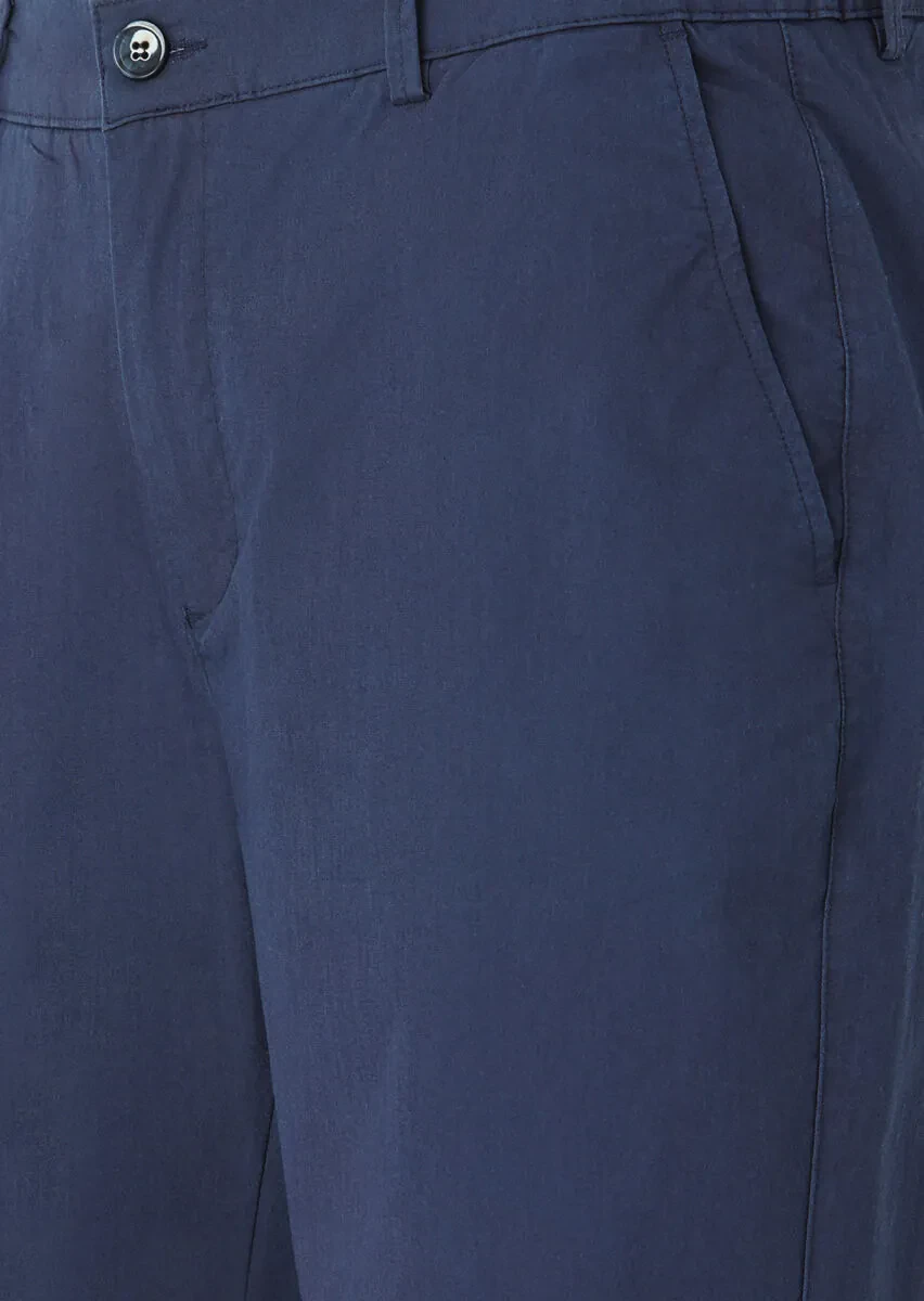 Indigo Weaving Jogging Fit Casual Trousers - 2