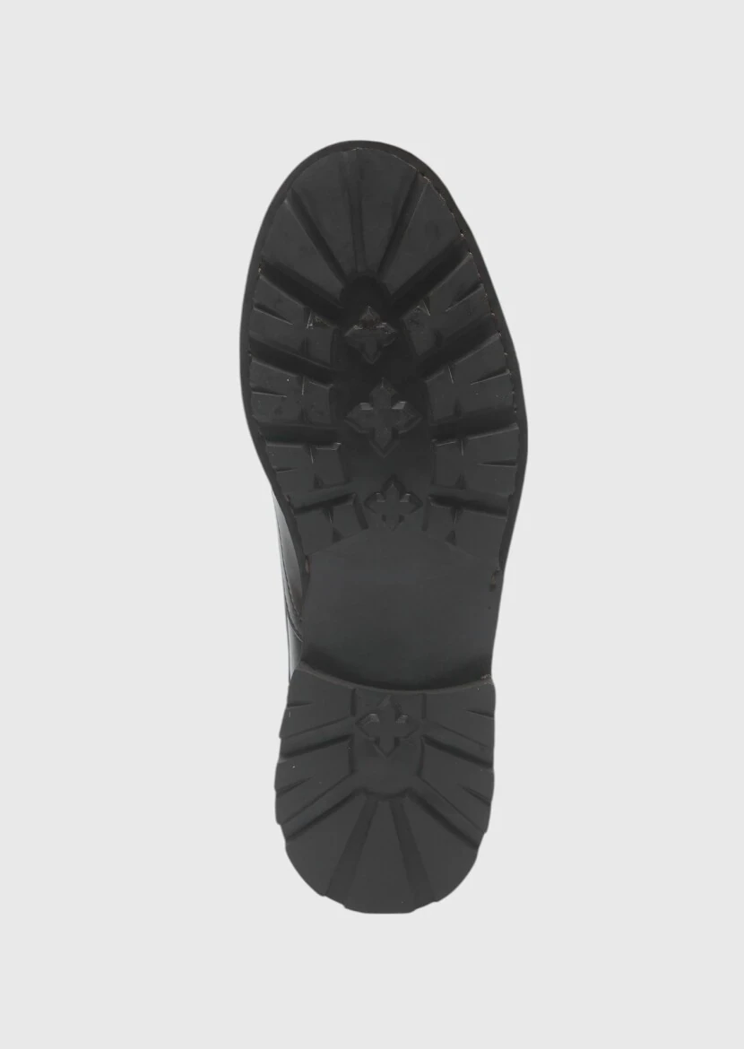 Kahverengi Deri Casual Ayakkabı - 4