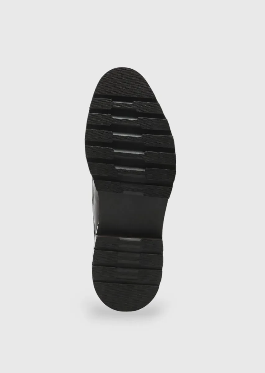 Kahverengi Deri Casual Loafer - 4