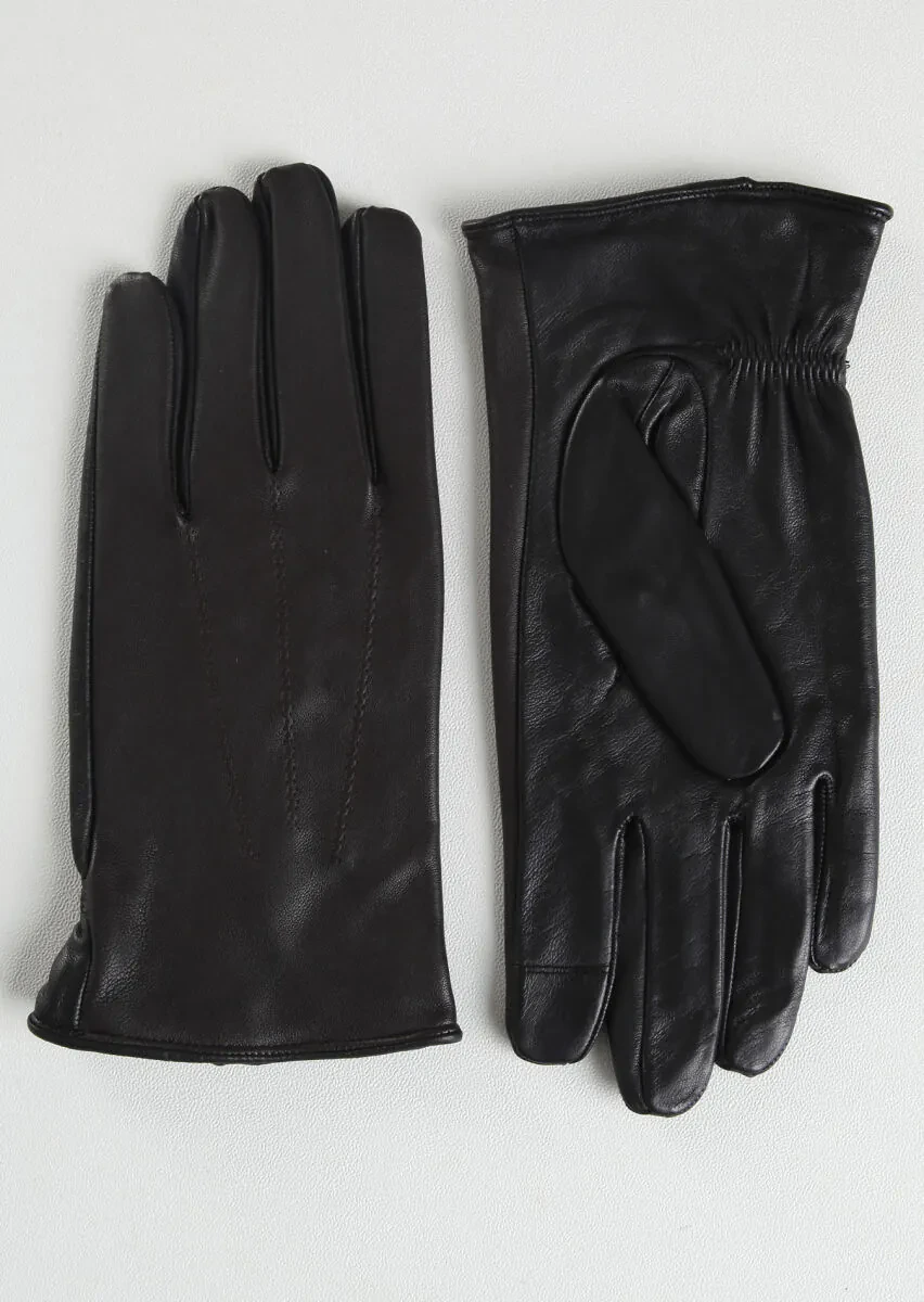 Kahverengi Deri Eldiven - 1