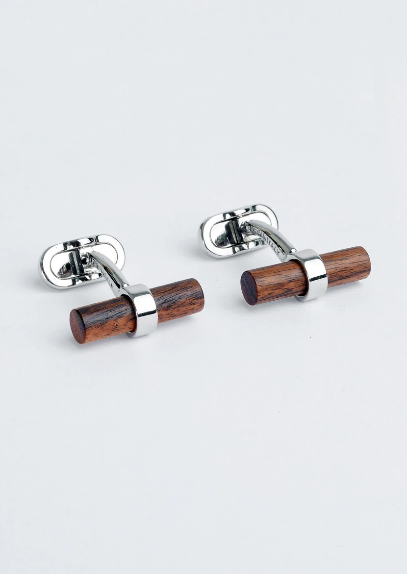 Kahverengi Prinç Kol Düğmesi - 1