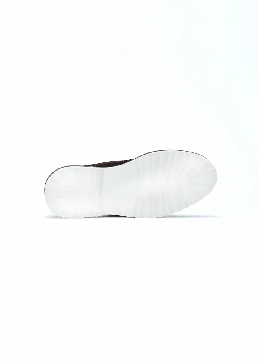 Kahverengi Süet Casual Ayakkabı - 5