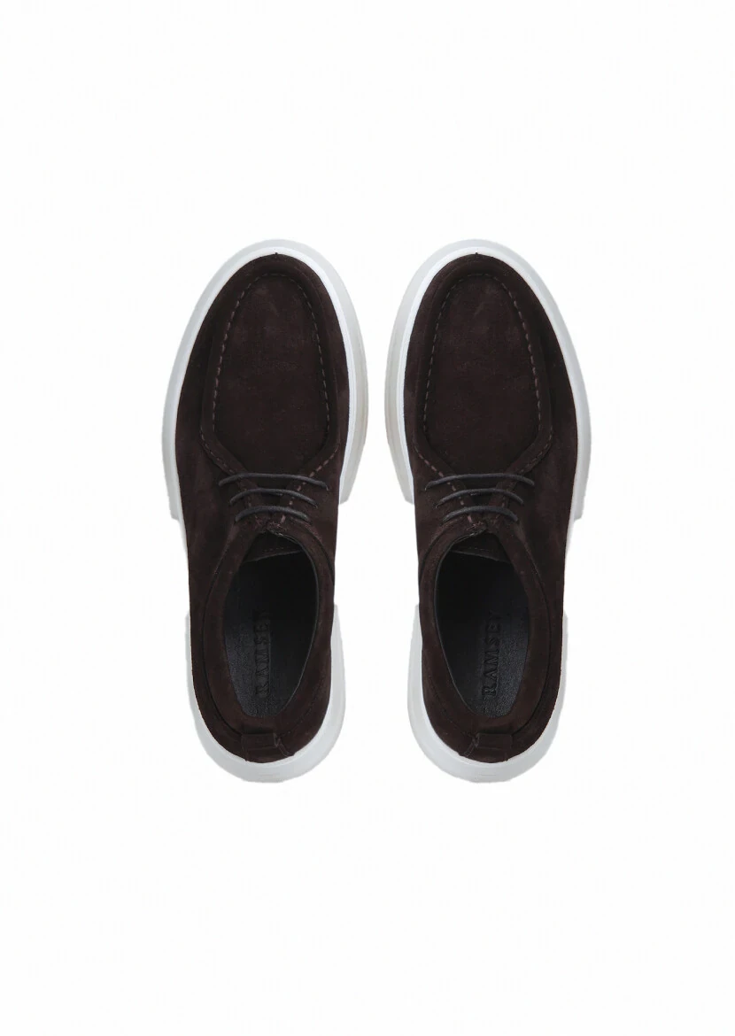 Kahverengi Süet Casual Ayakkabı - 6