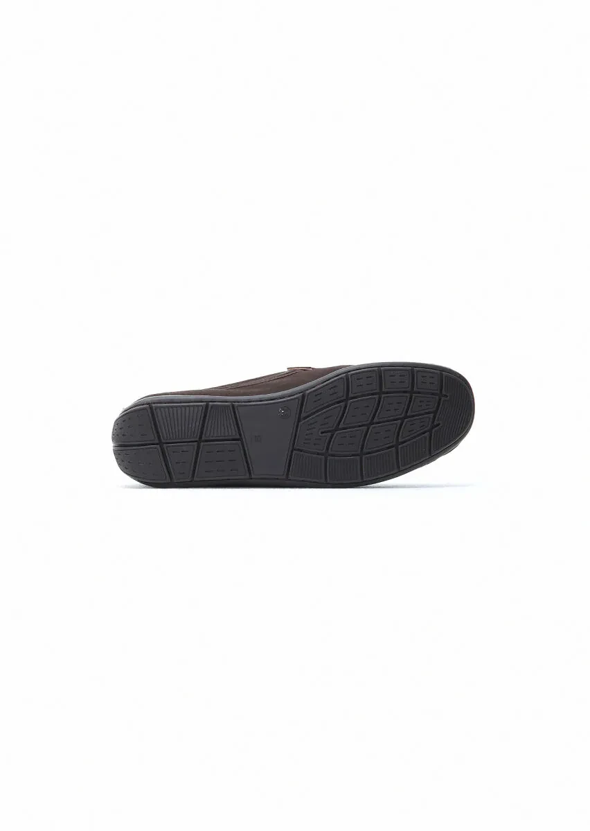 Kahverengi Süet Casual Loafer - 5