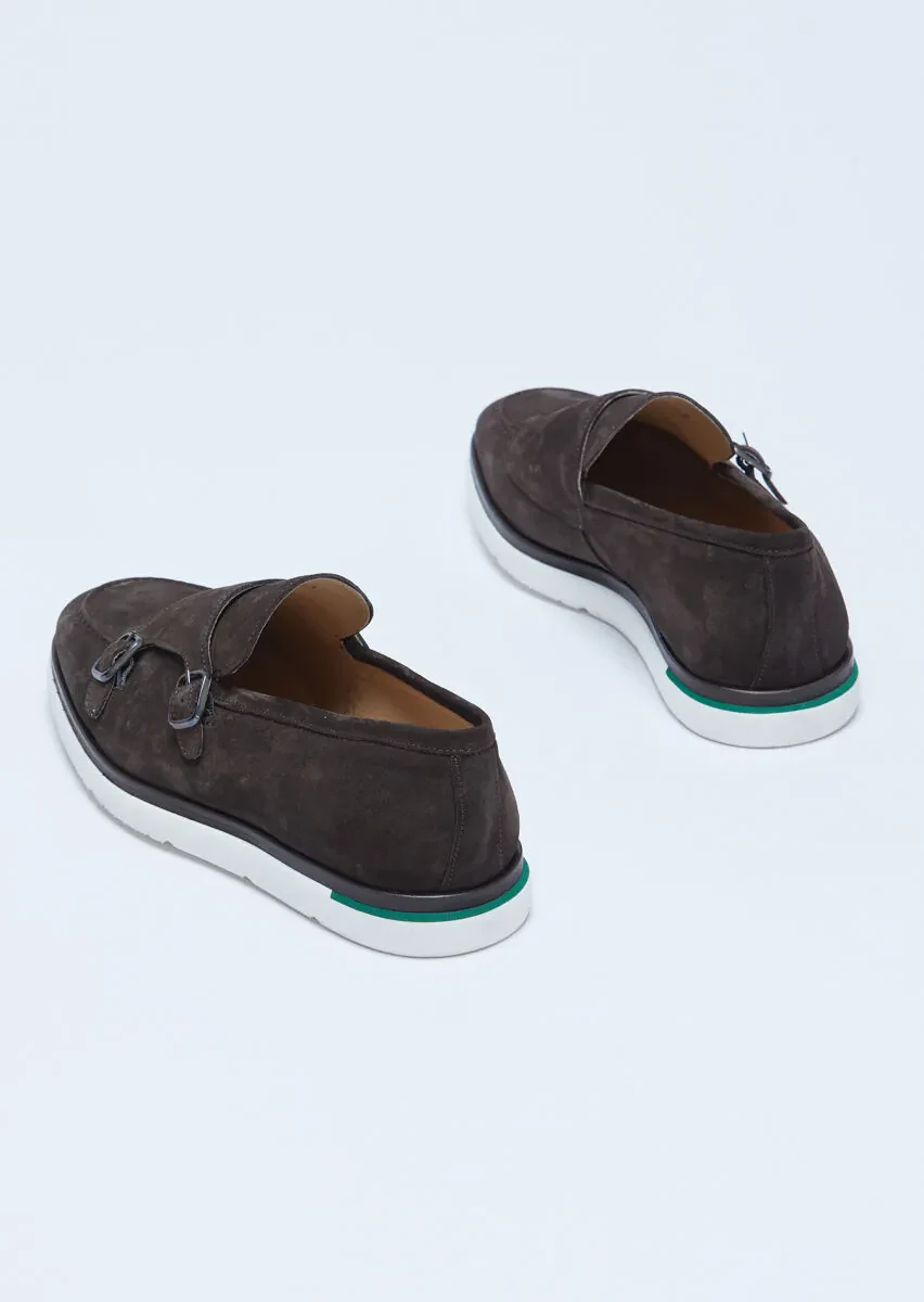 Kahverengi Süet Casual Loafer - 5