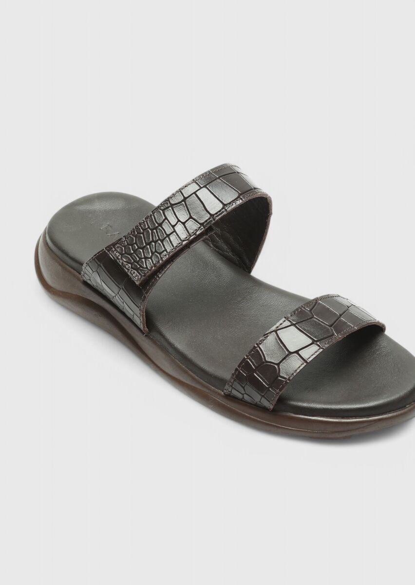 Kahverengi Terlık-sandalet - 2