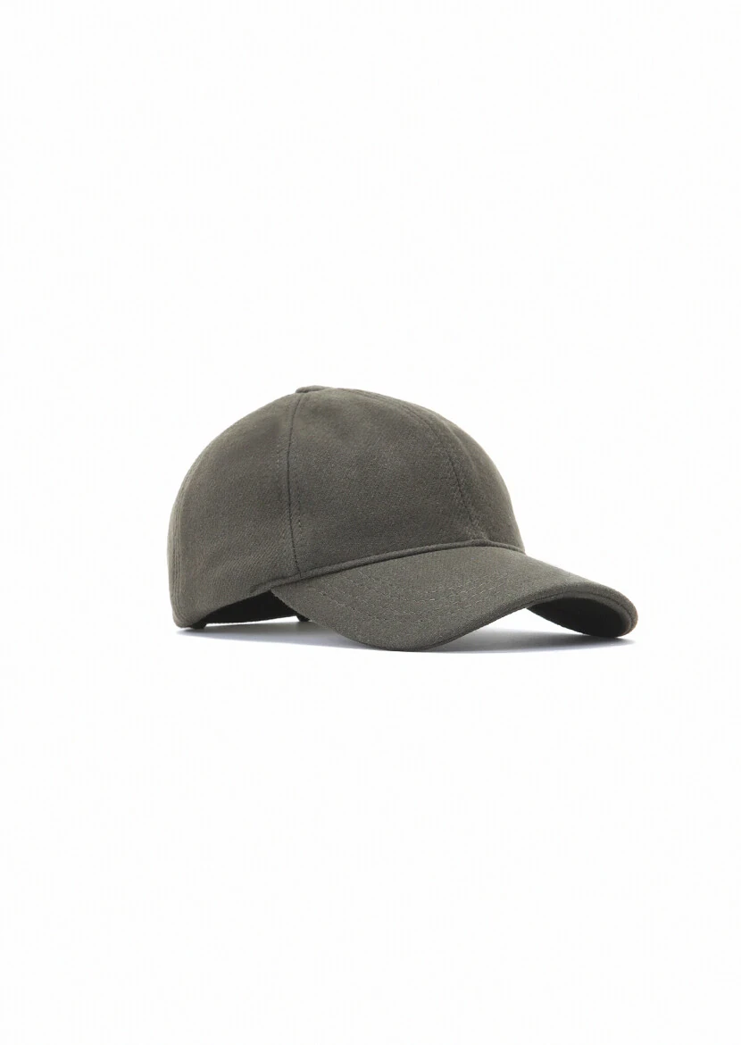 Khaki %75 Yün ,%25 Polyamid Hat - 1