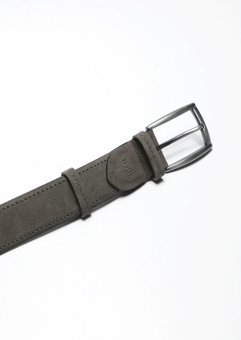 Khaki Cow Leather Belt 