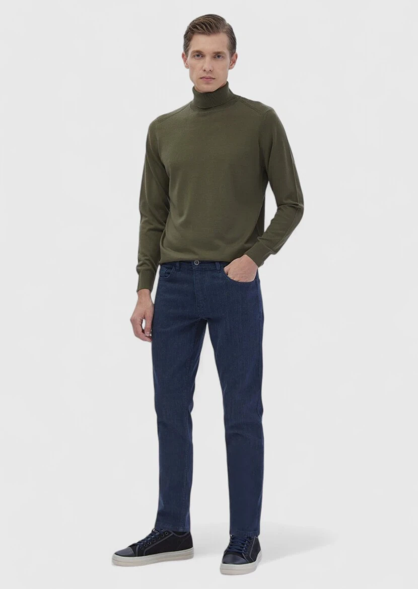 Khaki Knitwear Sweatshirt - RAMSEY