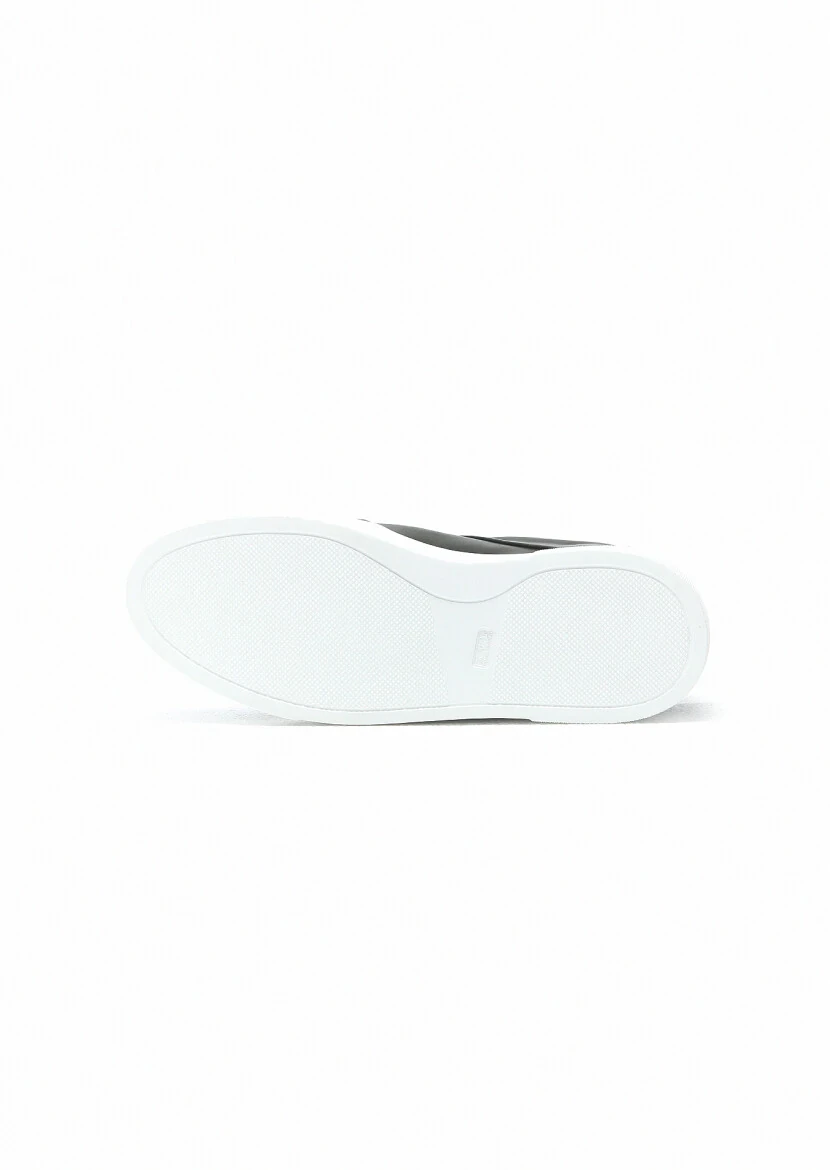 Khaki Leather Sneaker - 5