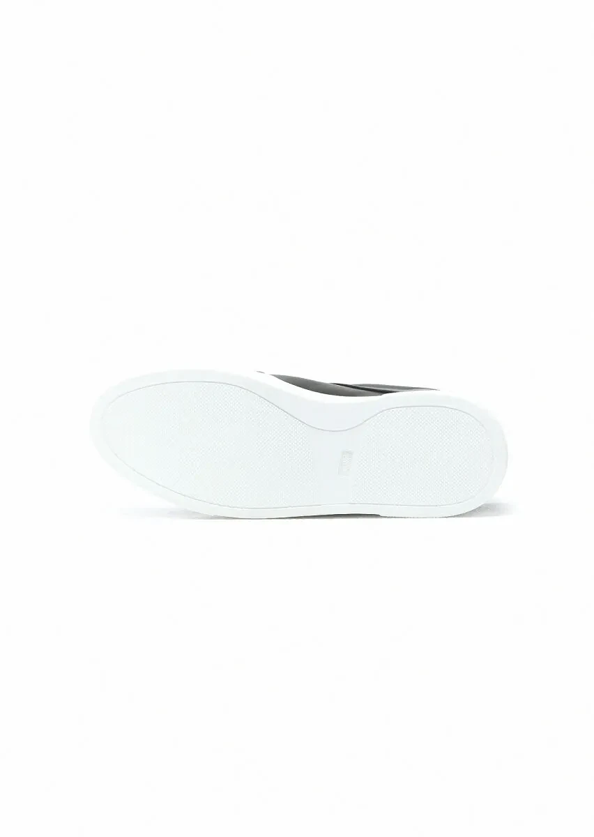 Khaki Leather Sneaker - 5