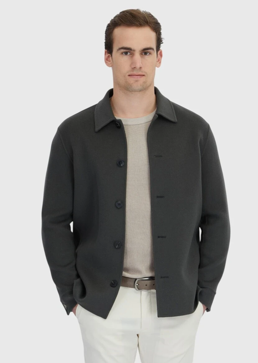 Khaki Overshirt - RAMSEY