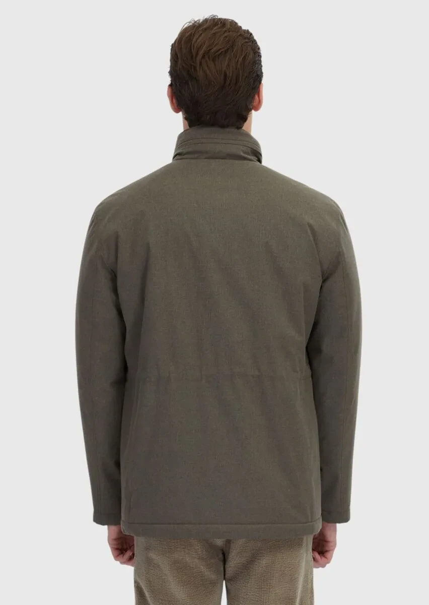 Khaki Regular Fit Blazer - 6