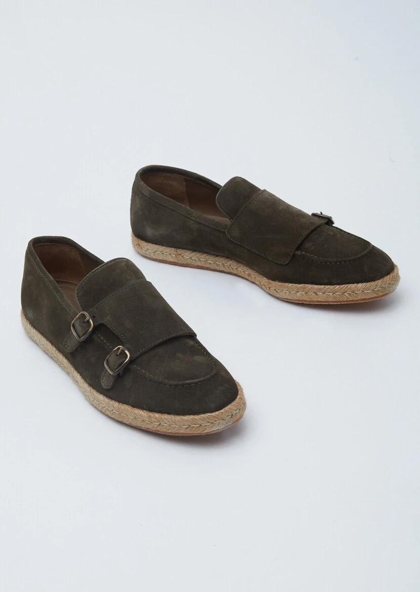 Khaki Suede Casual Loafer - 3