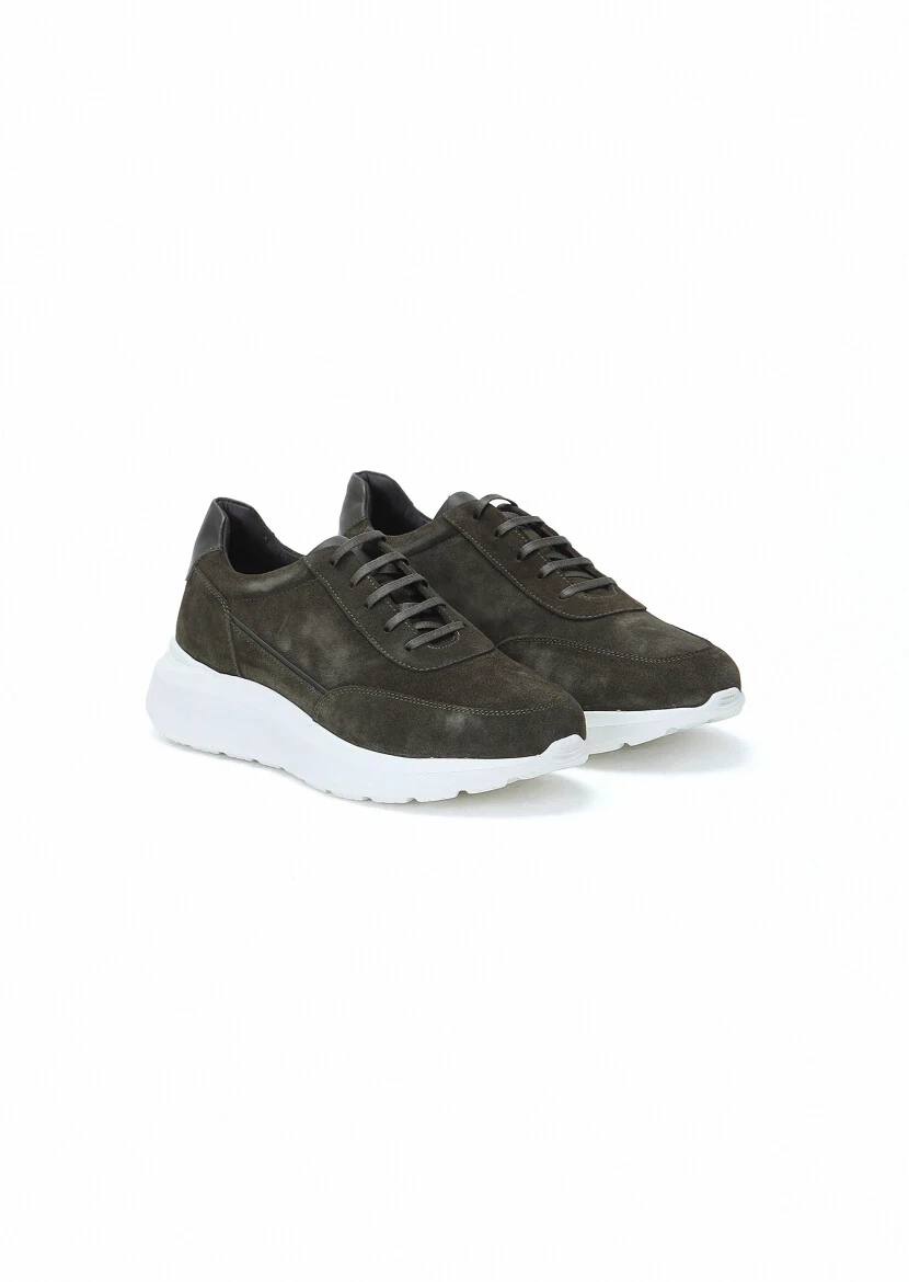 Khaki Suede Sneaker - RAMSEY