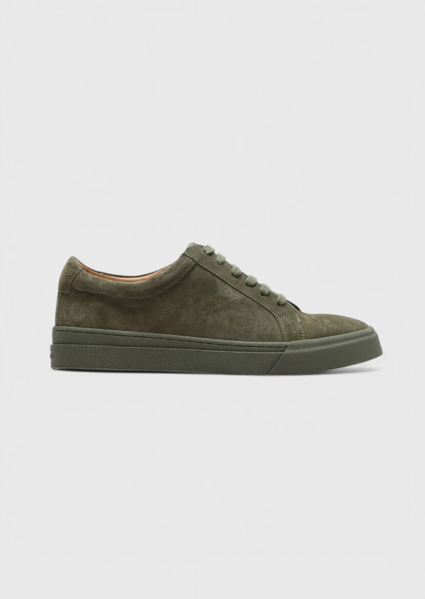 Khaki Suede Sneaker - RAMSEY