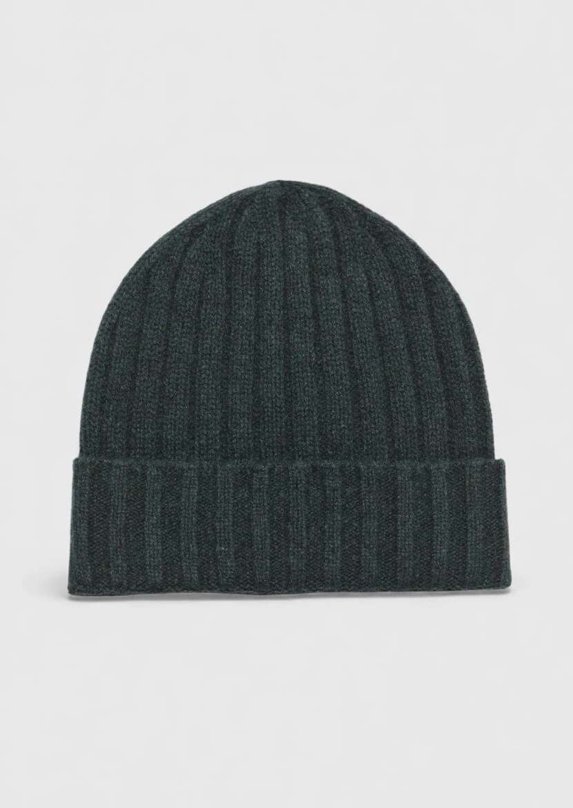 Koyu Bej %100 Kaşmir Sapka - RAMSEY