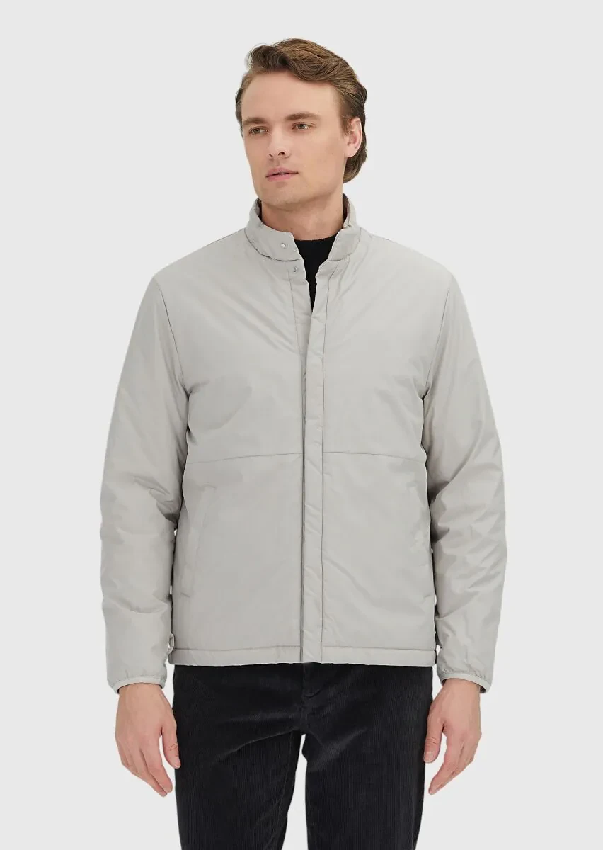 Kum Regular Fit Gömlek Yaka Casual Dokuma Pardesü - 3