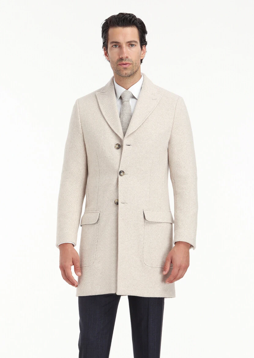 Lacivert Çizgili Zeroweight Slim Fit İpek Karışımlı Takım Elbise - 8