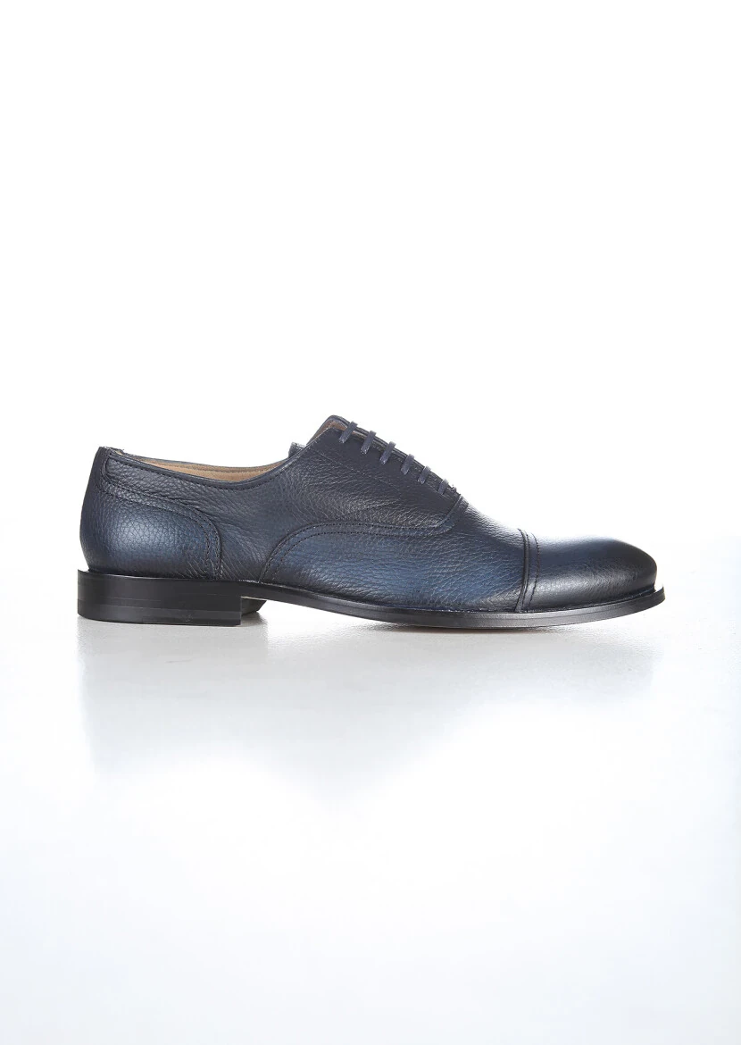 Lacivert Deri Klasik Ayakkabı - 1