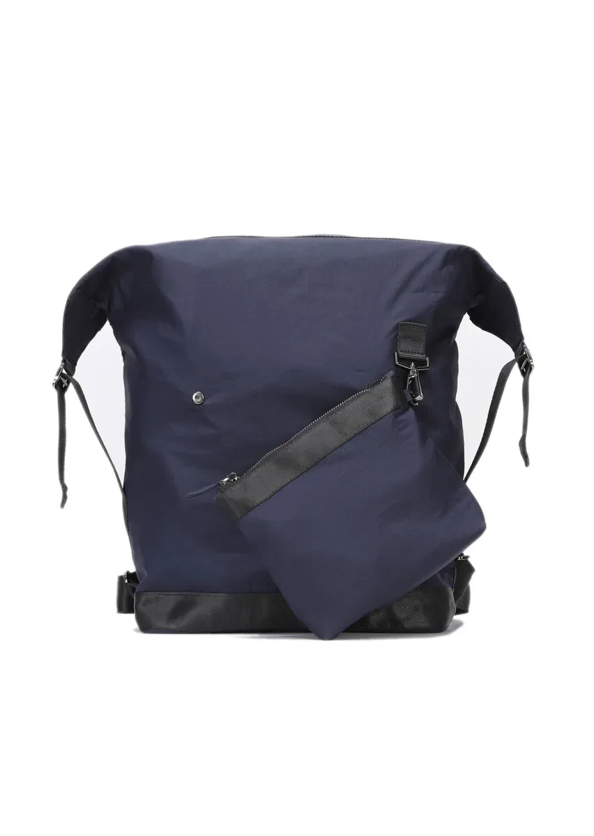 Lacivert Kumaş Çanta - 2