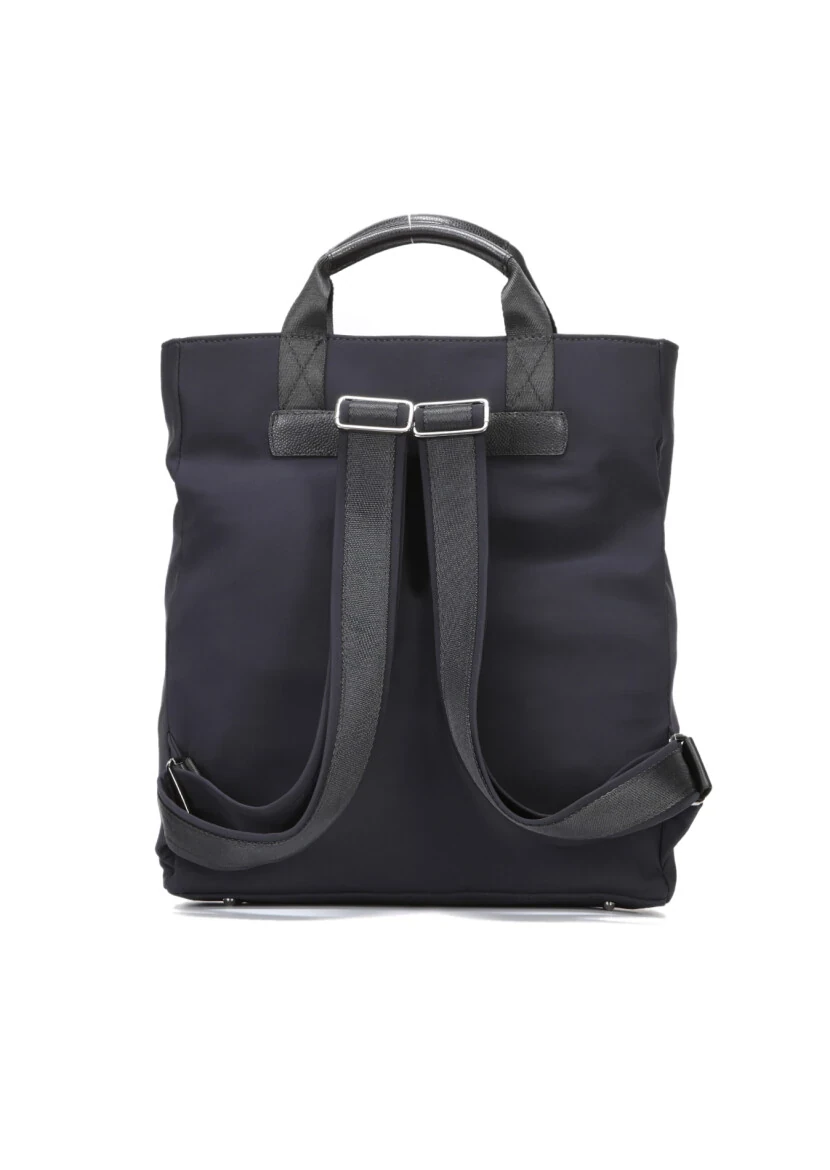 Lacivert Kumaş Çanta - 2