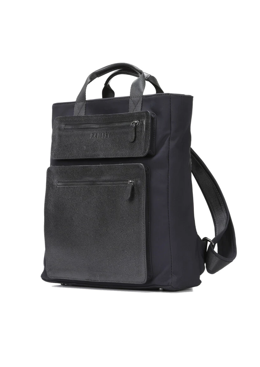 Lacivert Kumaş Çanta - 3