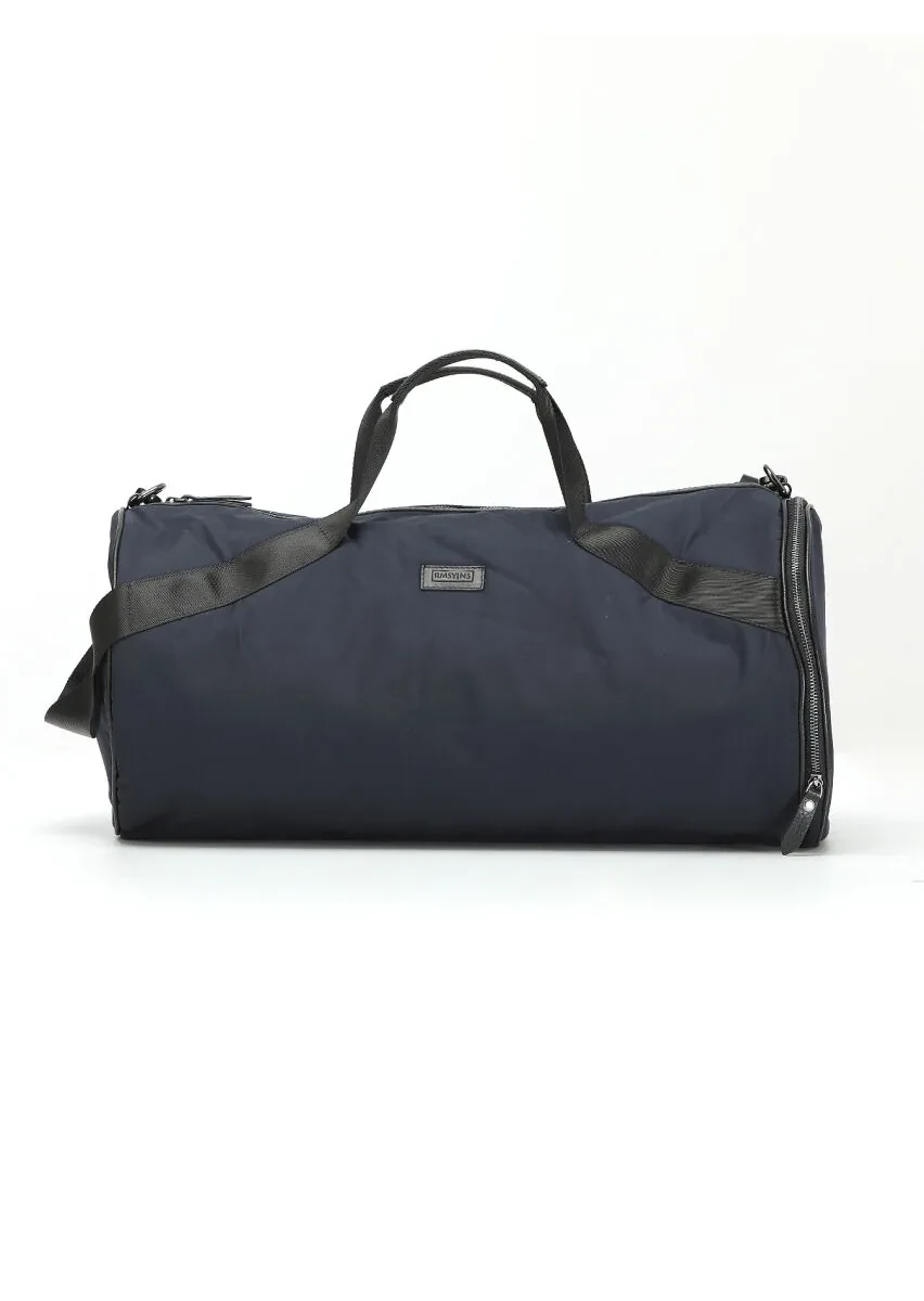 Lacivert Kumaş Çanta - 1