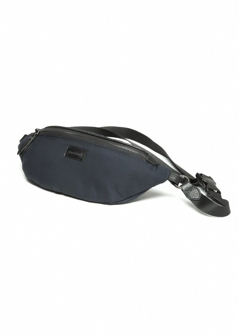 Lacivert Kumaş Çanta - 3