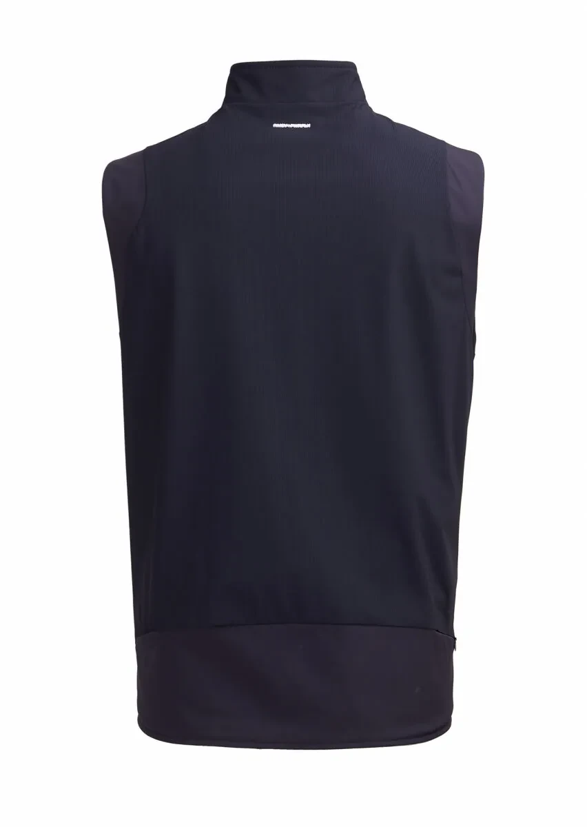 Lacivert Regular Fit Dik Yaka Casual Örme Spor Yelek - 6