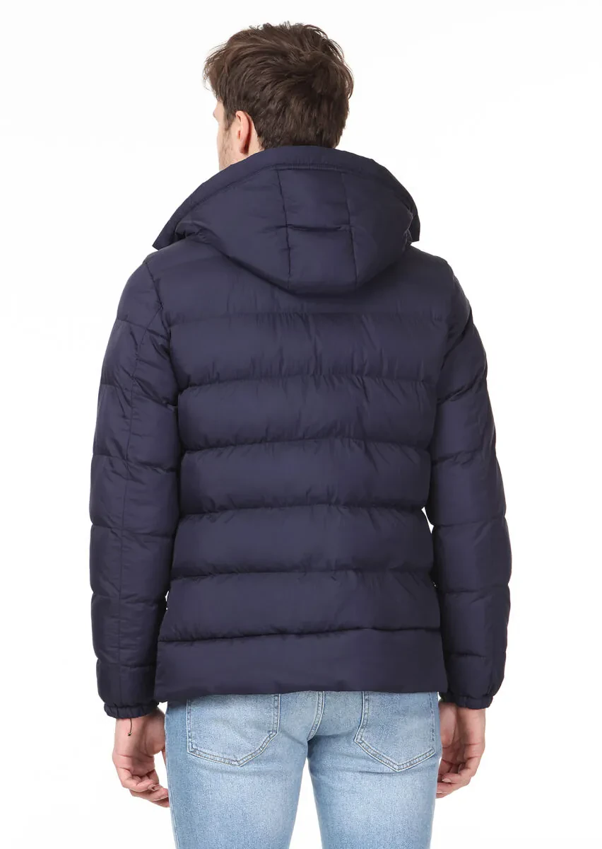 Lacivert Regular Fit Kelebek Yaka Casual Dokuma Kaban - 6