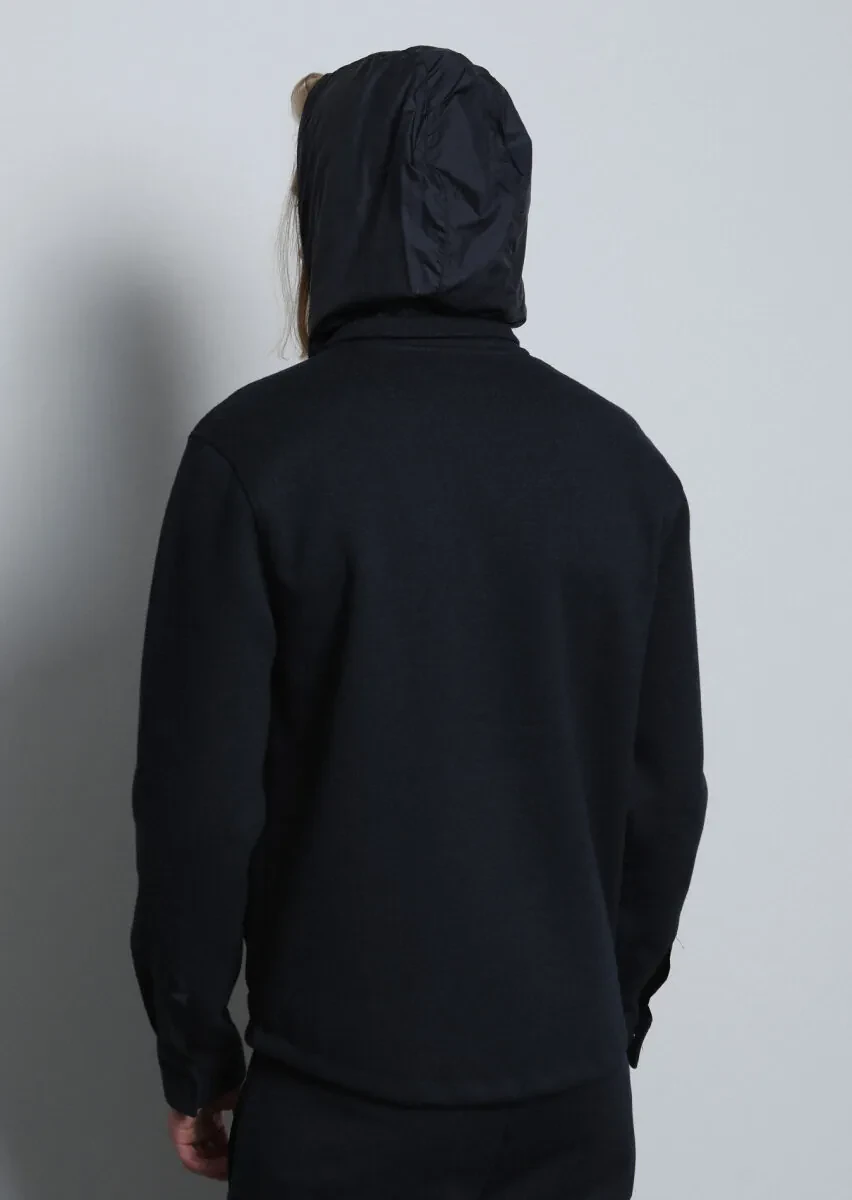 Lacivert Regular Fit Pamuk Karışımlı Örme Spor Ceket - 5