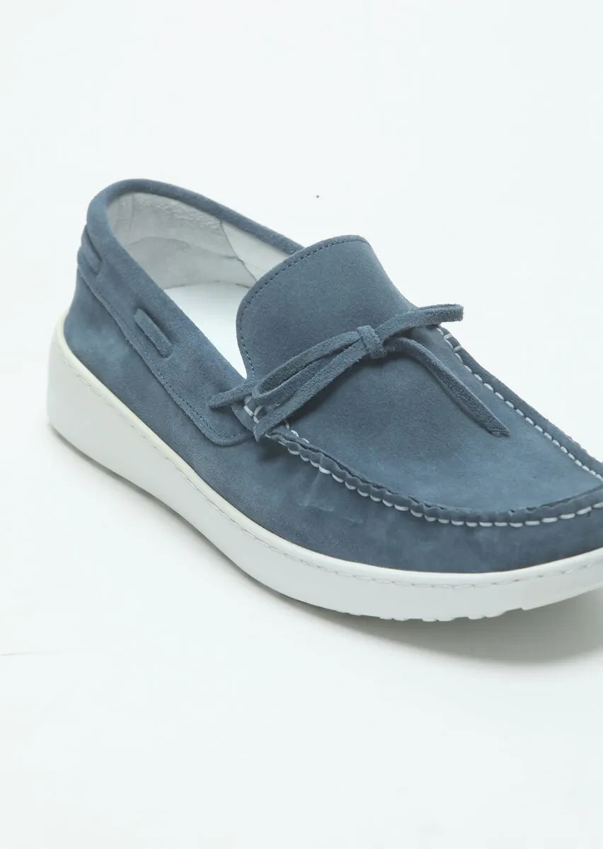 Lacivert Süet Casual Loafer - 2