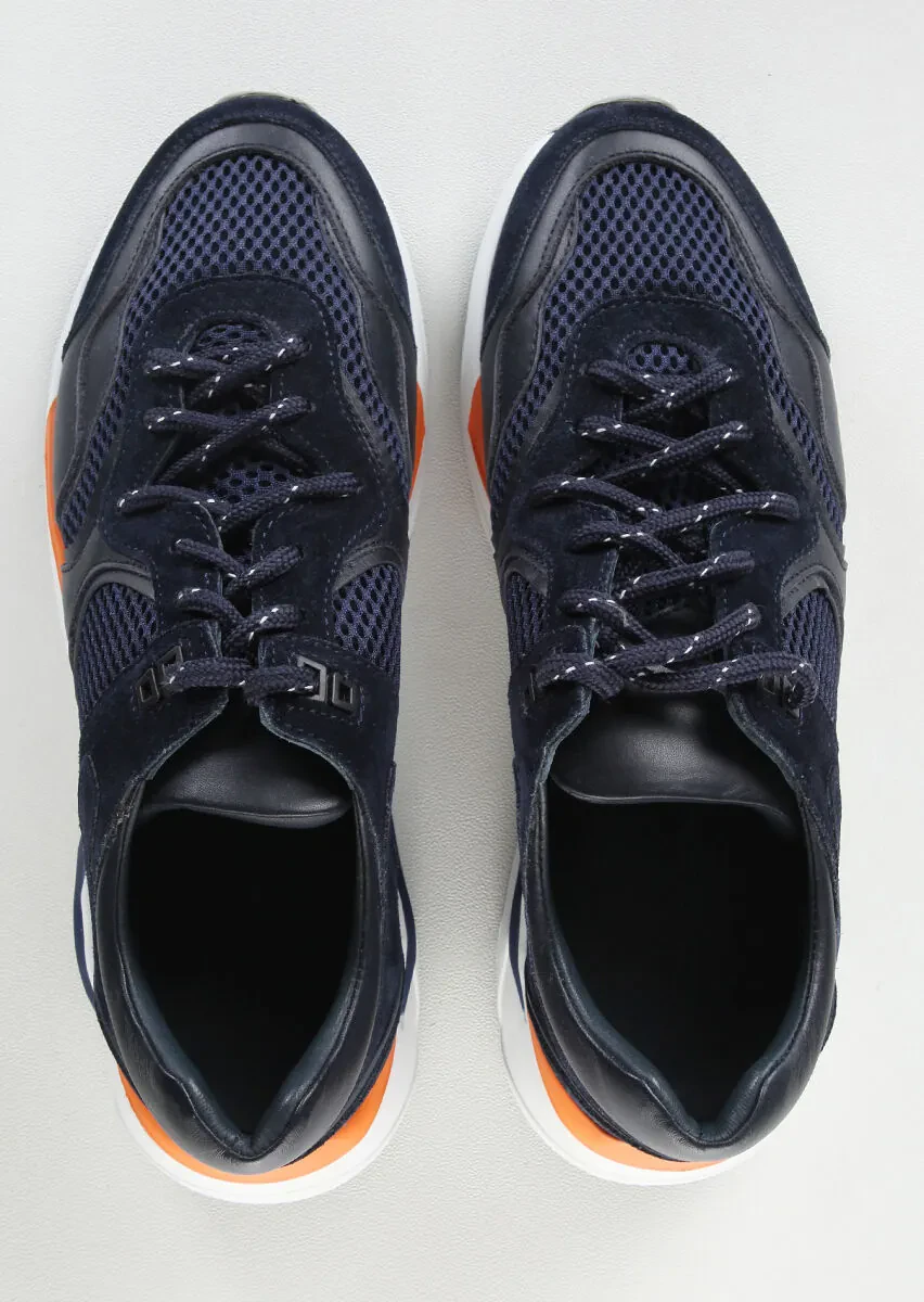 Lacivert Süet Spor Ayakkabı - 5