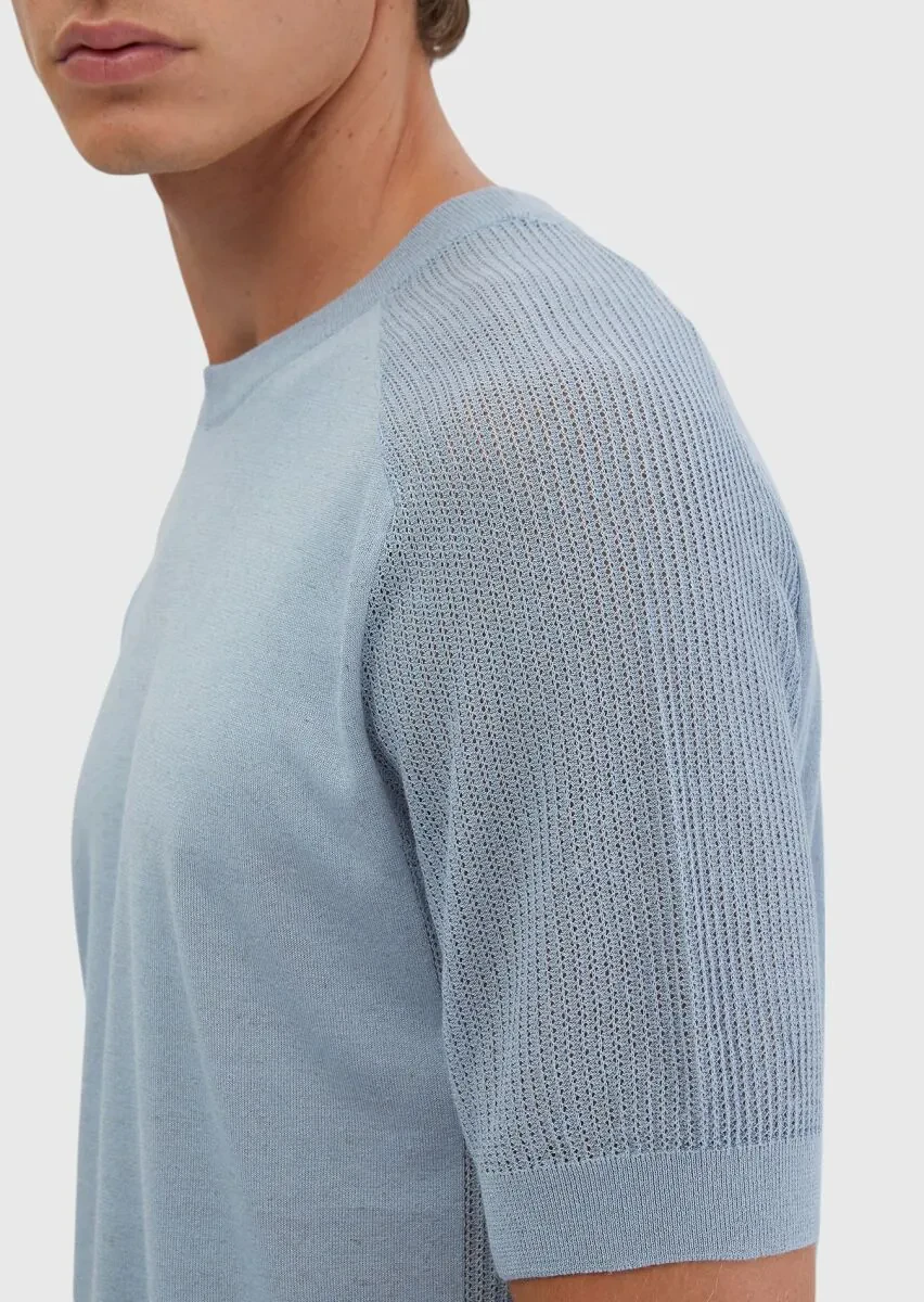 Light Blue Knitwear - 5