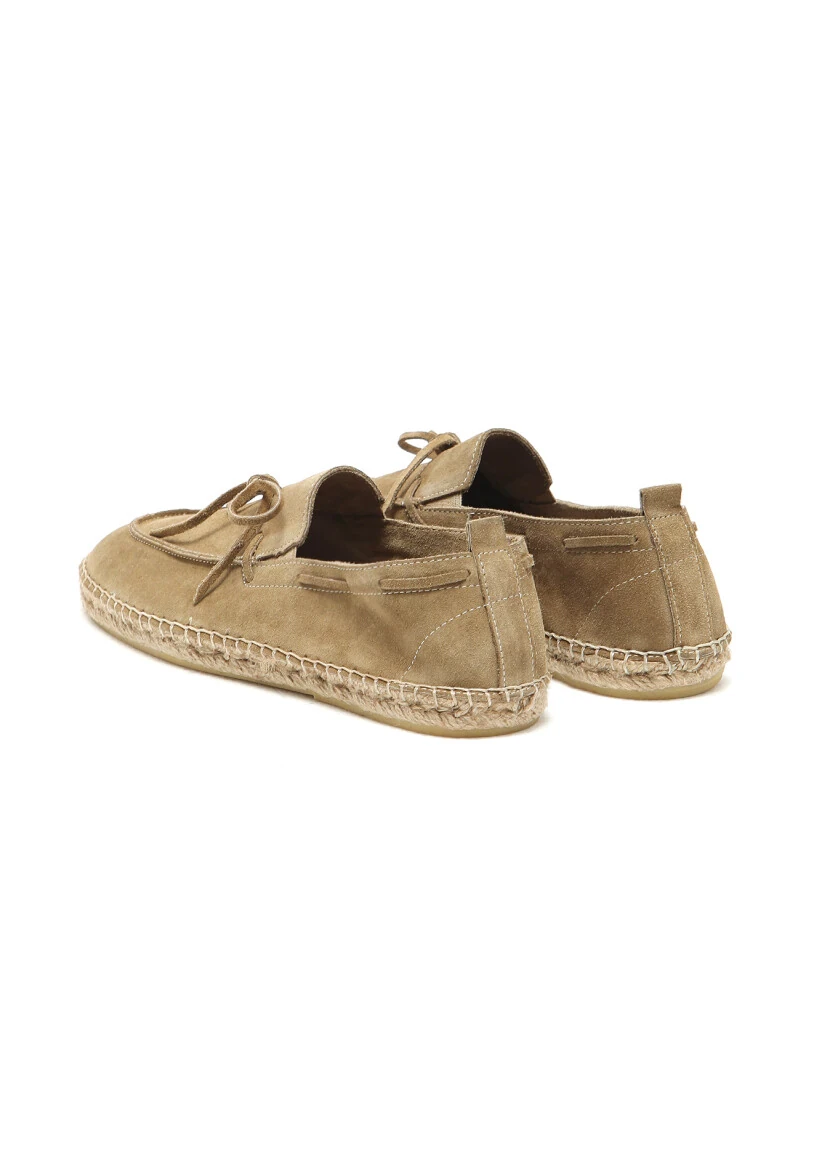 Light Brown Suede Casual Loafer - 4