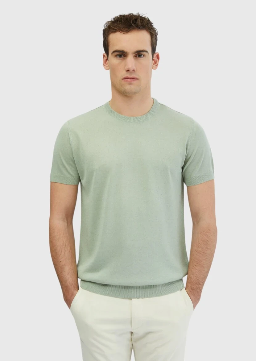 Light Green Knitwear - RAMSEY